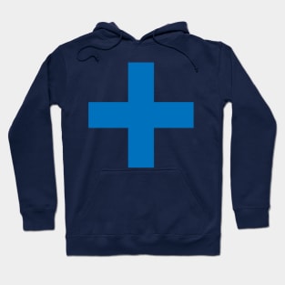 Greek cross (blue) Hoodie